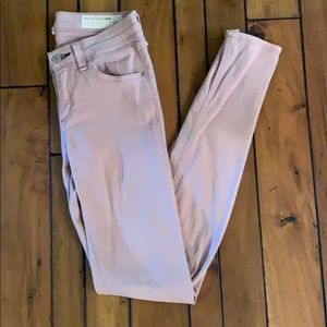 Rag and Bone skinny light pink jeans